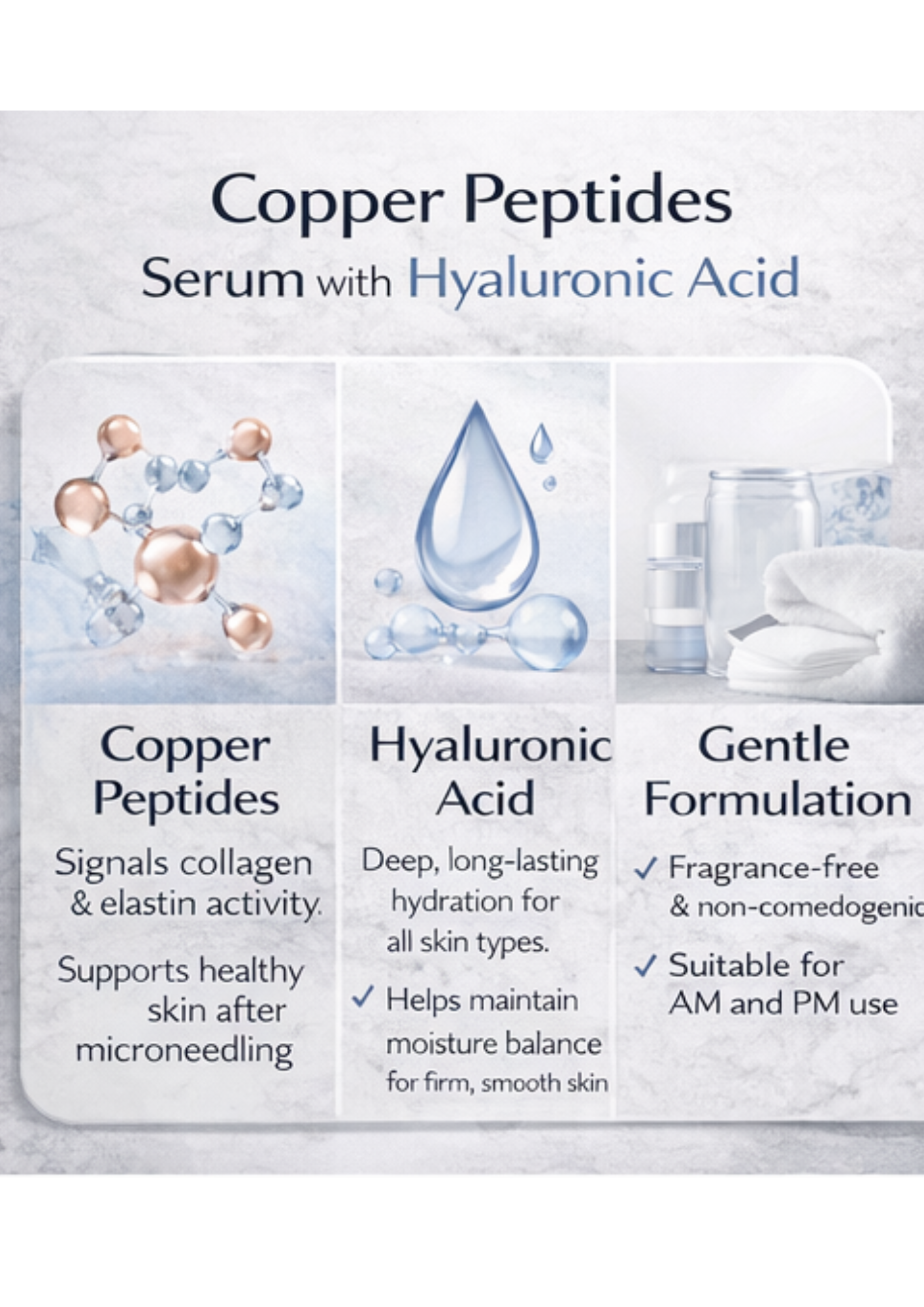 Dermora Copper Peptides Serum (GHKCU)